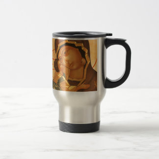 Caneca Térmica Ícone ortodoxo da Virgem Maria e do bebê Jesus