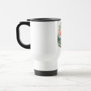Caneca Térmica Ida para a aventura de canoa no lago ao pôr do sol
