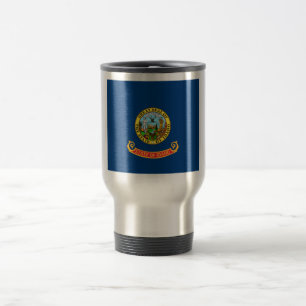 Caneca Térmica Idaho Flag: Estado Gem, América Mountain West