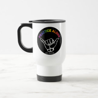 Caneca Térmica Ilha Grande - Pratique Aloha Shaka (Segure solto)