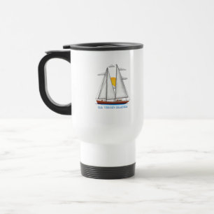 Caneca Térmica Ilhas Virgens Americanas Navegação Náutica Costeir
