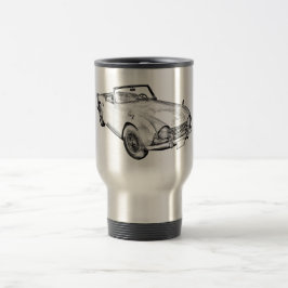 Caneca Térmica Ilustração De Carro Desportivo Triunfo Tr4