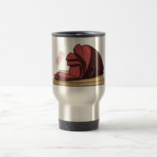 Caneca Térmica Ilustração de desenho animado de Ham