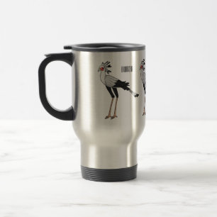 Caneca Térmica ilustração de desenho animado do secretário