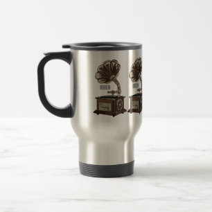Caneca Térmica Ilustração de desenho animado girável