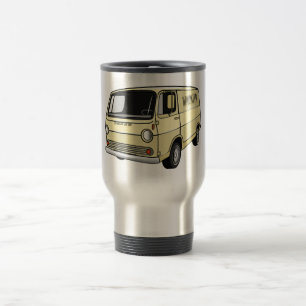Caneca Térmica Ilustração de desenho da van clássica