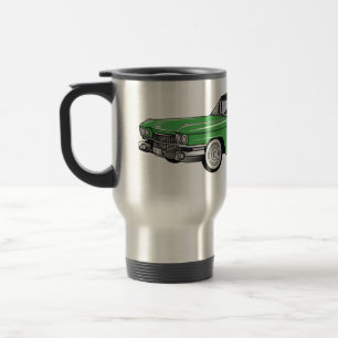 Caneca Térmica Ilustração do desenho animado Classic car 1959