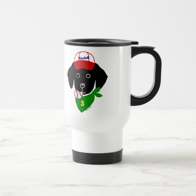 Caneca Térmica Ilustração engraçada dos desenhos animados do (Direita)