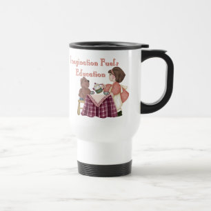 Caneca Térmica Imaginação alimenta a educação (teaparty)