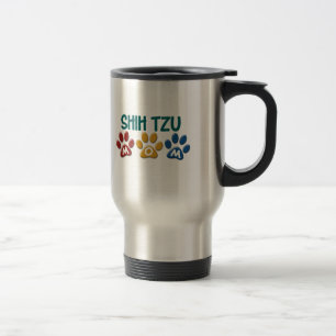 Caneca Térmica Impressão 1 da pata da mamã de SHIH TZU
