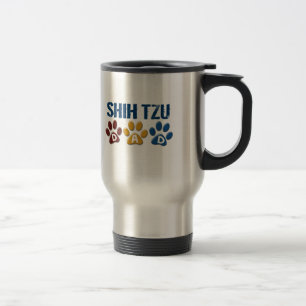Caneca Térmica Impressão 1 da pata do pai de SHIH TZU