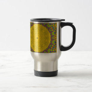 Caneca Térmica Impressão de Arte com Padrão Egípcio