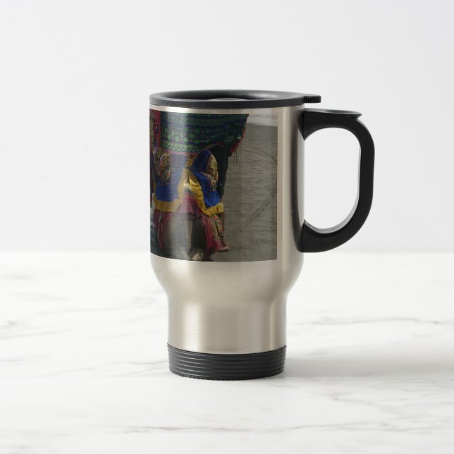 Caneca Térmica Impressão/Gráfico Whimsical Camel Art (Direita)
