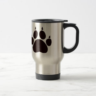 Caneca Térmica Impressões de mão de gato