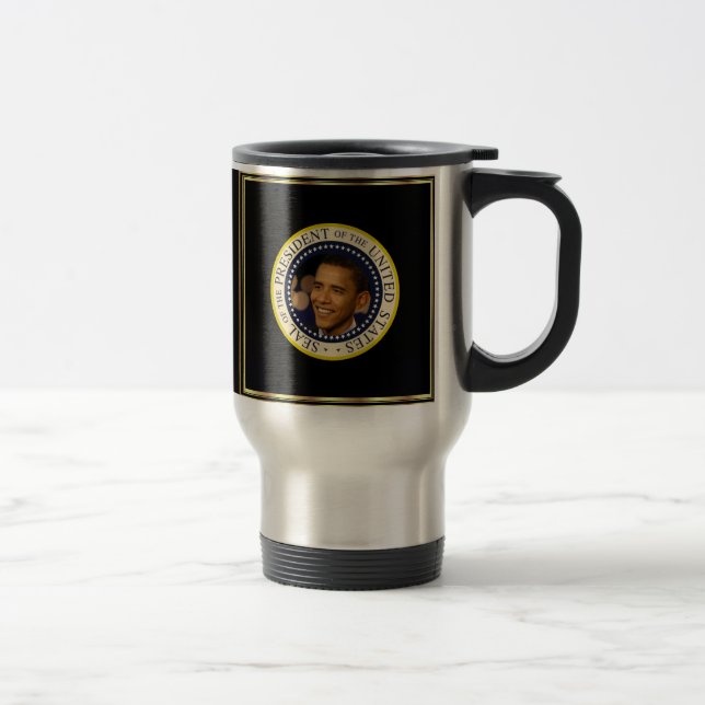 Caneca Térmica Inauguração de Obama comemorativa (Direita)