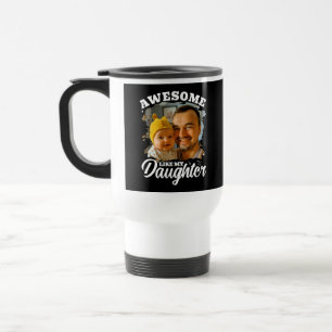 Caneca Térmica Incrível Como Minha Filha Foto Personalizada do Pa