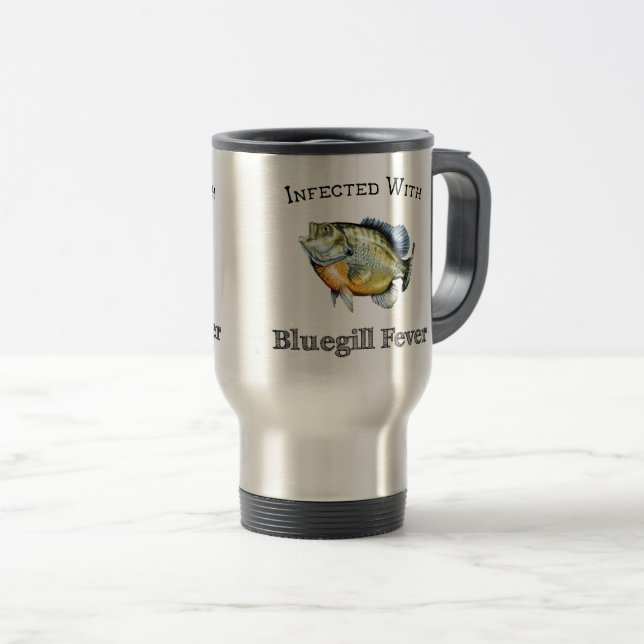 Caneca Térmica Infectado com febre de Bluegill (Frente Esquerda)