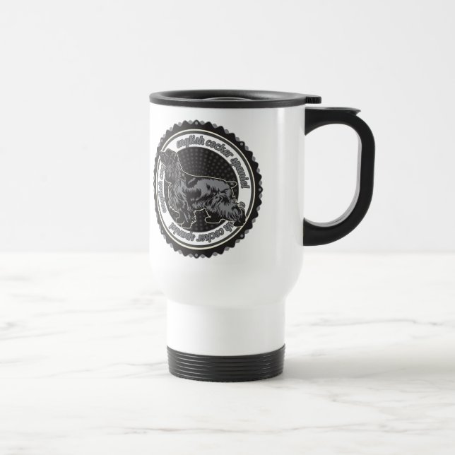 Caneca Térmica Inglês cocker spaniel (Direita)