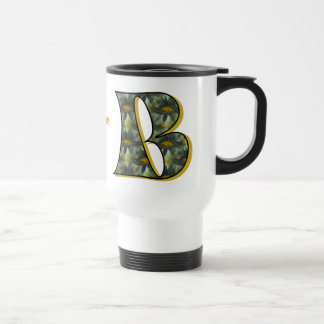 Caneca Térmica Inicial B Monograma de Margarida Personalizado