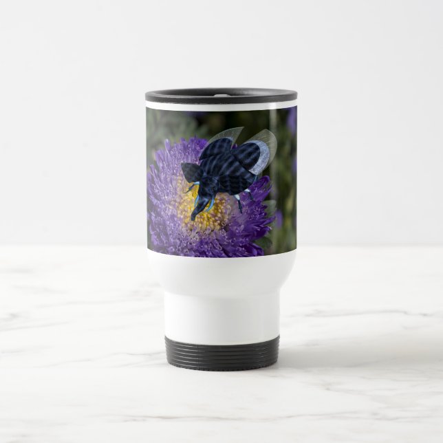 Caneca Térmica Inseto Elefante Azul Rara (Centro)