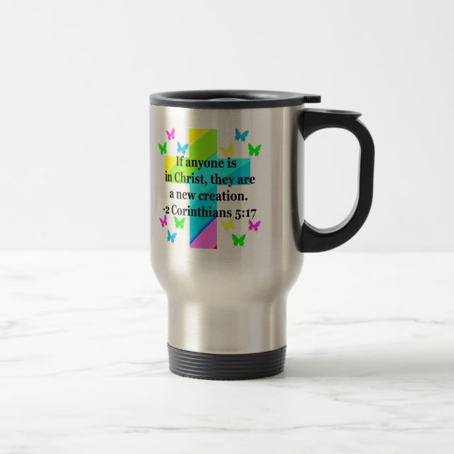 CANECA TÉRMICA INSPIRANDO CROSS 2 CORINTHIAN 5:17 (Direita)