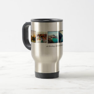 Caneca Térmica Instagram Adventurers Viagem Foto Personalizada Mu