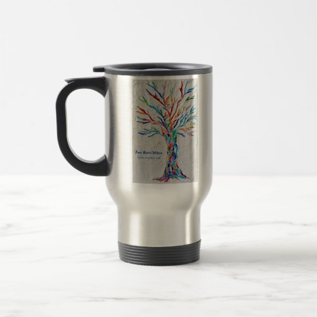 Caneca Térmica Instrutor Rainbow Tree Yoga (Esquerda)