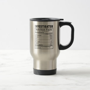 Caneca Térmica Investigador Nutrição Fala Presentes Para Engraçad
