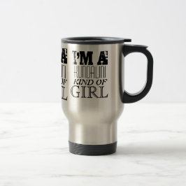 Caneca Térmica IOGA PARA o tipo das Mulheres-Kundalini da menina