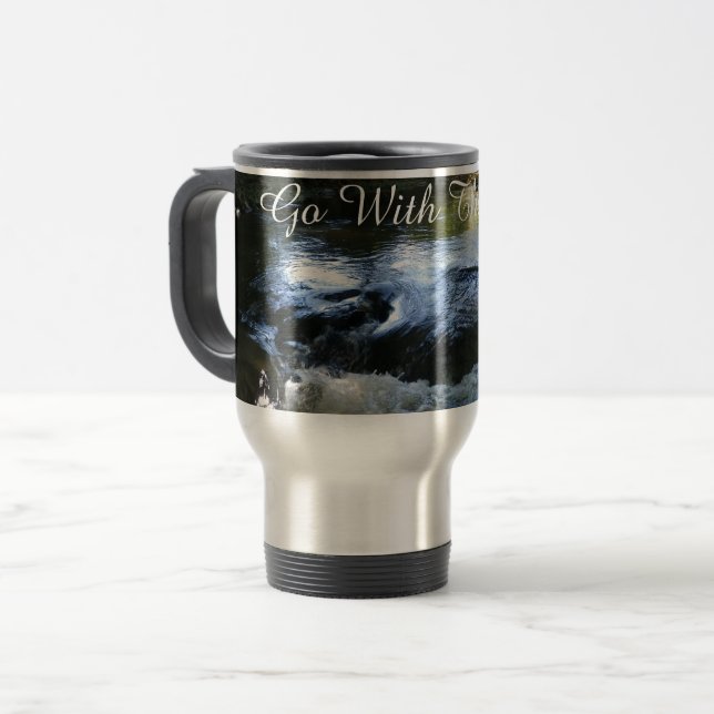 Caneca Térmica Ir Com O Fluxo (Frente Esquerda)