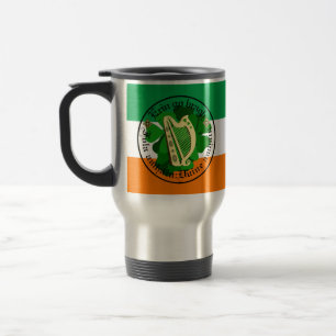 Caneca Térmica Irlanda para sempre/Erin ir bragh/1 sangue/pessoas