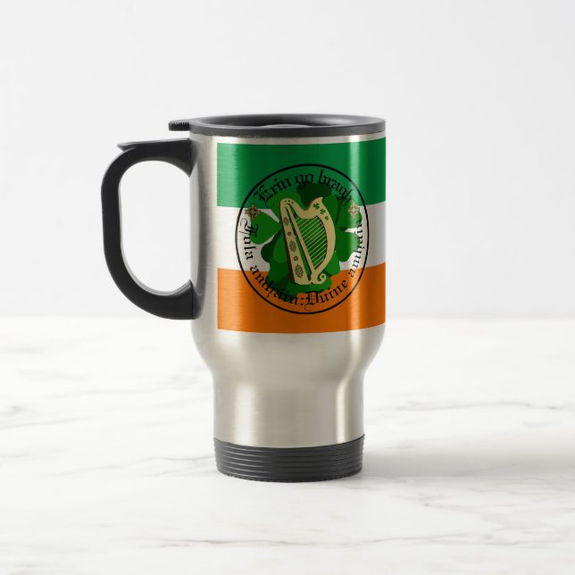 Caneca Térmica Irlanda para sempre/Erin ir bragh/1 sangue/pessoas (Esquerda)