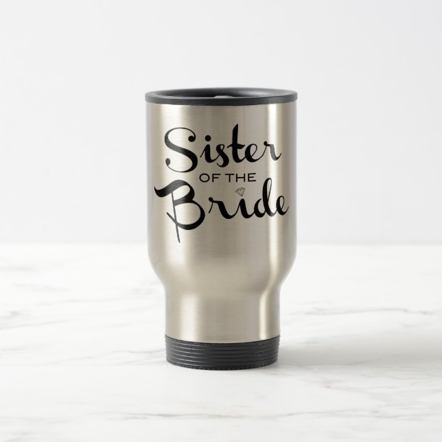 Caneca Térmica Irmã do Preto Bride em Branco (Centro)