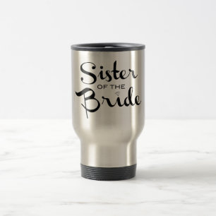 Caneca Térmica Irmã do preto da noiva no branco