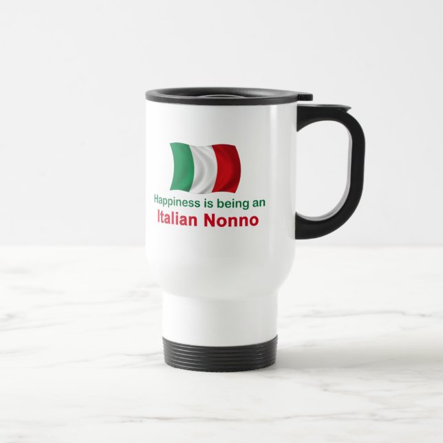 Caneca Térmica Italiano feliz Nonno (Direita)
