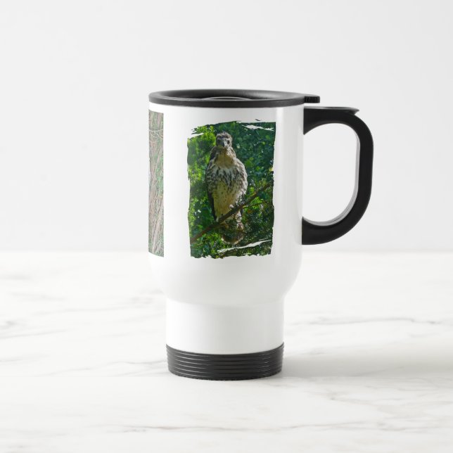 Caneca Térmica Itens de Coordenação de Falcão Vermelhos Imaturos (Direita)