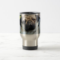 J love pugs cup
