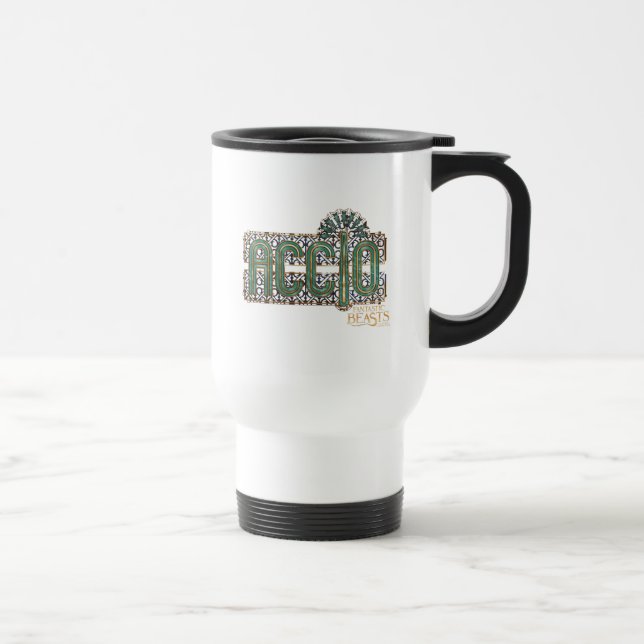 Caneca Térmica Jade Art Deco ACCIO™ Spell Graphic (Direita)
