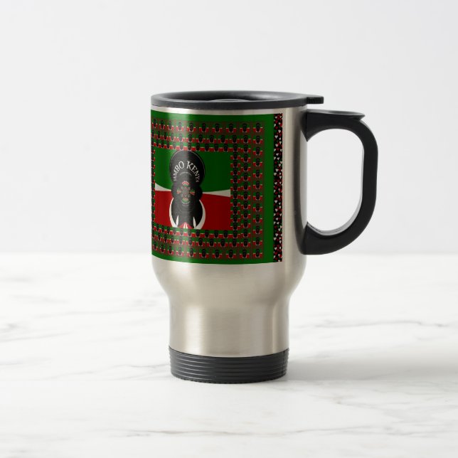 Caneca Térmica Jambo Kenya Art Impressão (Direita)
