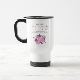 Caneca Térmica Jane Eyre - Sem Flor Transitório - Rosas Rosa