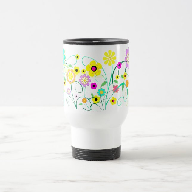 Caneca Térmica Jardim Branco (Centro)