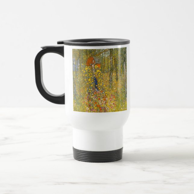 Caneca Térmica Jardim de Fazenda Gustav Klimt com Crucifix (Esquerda)