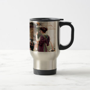 Caneca Térmica Jardim de Godward da mulher de Pompeii
