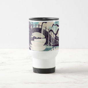 Caneca Térmica Jardim de Meditação Japonês Antigo