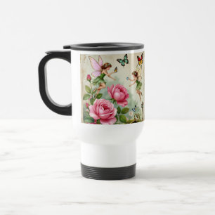 Caneca Térmica Jardim Encantado de Fadas Florais