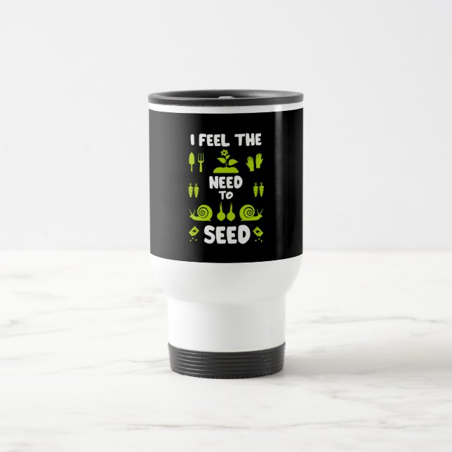 Caneca Térmica Jardinagem Engraçado (Centro)