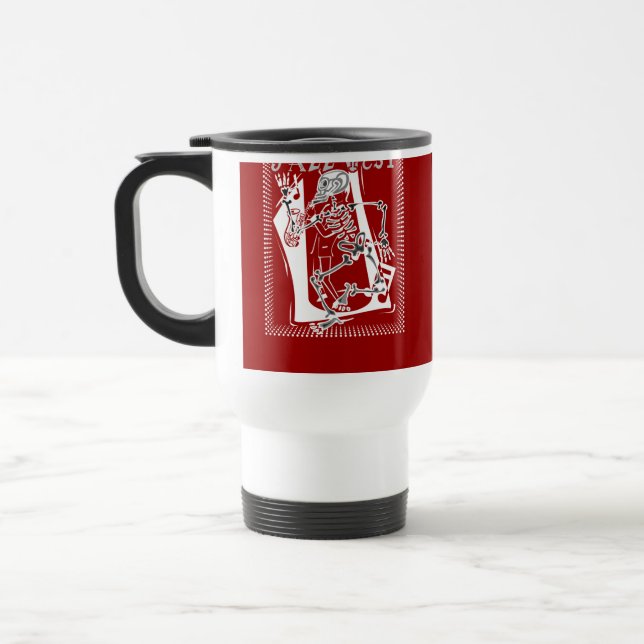 Caneca Térmica Jazz Fest Skeleton 2011, (Esquerda)