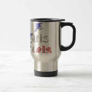 Caneca Térmica Je Suis Paris Art Impressão