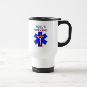 CANECA TÉRMICA JESUS É MEU PARAMEDIÁRIO