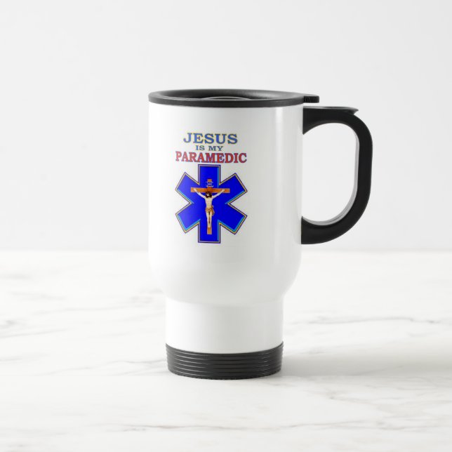 CANECA TÉRMICA JESUS É MEU PARAMEDIC (Direita)